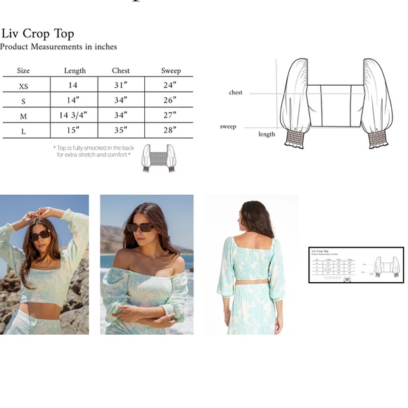 PANEROS Floral Midi Skirt Set NWOT sz XS Aloha print - Picture 7 of 12